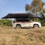 5-6 People Free Standing 180 Degree Car Awning For Outdoor Camping