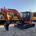 U55-4 Second Hand Kubota Excavators Kubota 5 Ton Digger With Crawler Chain