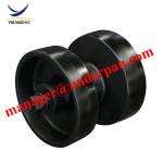 Crawler dumper rubber track undercarriage front idler assy MST 300 idler by