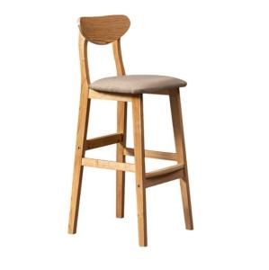Wholesale Contemporary Design Style Wooden Bar Chair Stools for High Table in Living Room from china suppliers