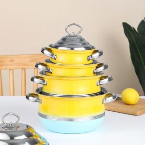 Buy cheap Multifunction Stackable Flat Bottom Kitchen Cooking Pot Set Stainless Steel from wholesalers