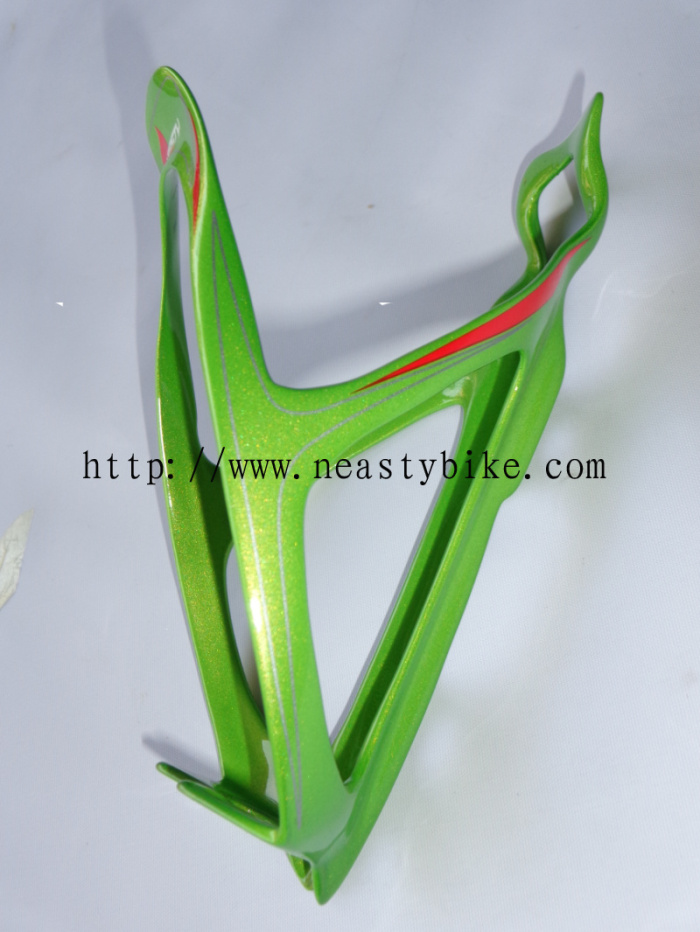NT-BC2007 Cycling Pearl Green Fashion Carbon Fiber Bottle Cage
