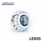 LED05 Double angel eye without fan motorcycle led headlight projector lens