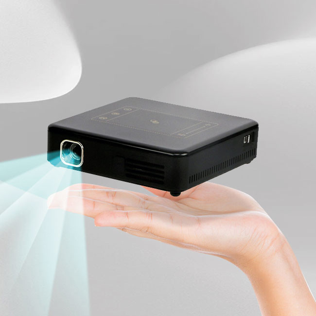 Luminus SFT10 RGB Android Touch Projector 300 Inch Big Screen Projector 0.4kg