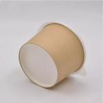 32oz Eco Friendly Disposable Kraft Paper Fruit Salad Food Paper Cups Paper Bowls