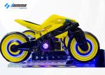 VR Theme Park Motorcycle Driving Simulator Racing Game Machine With 24'' Full HD