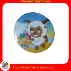 Wholesale Magnetic metal / plastic / tinplate promotional Customized Button Flashing Badges from china suppliers