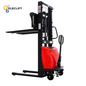 Wholesale Speed 4-6km/H Semi Electric Pallet Stacker Battery Operated from china suppliers