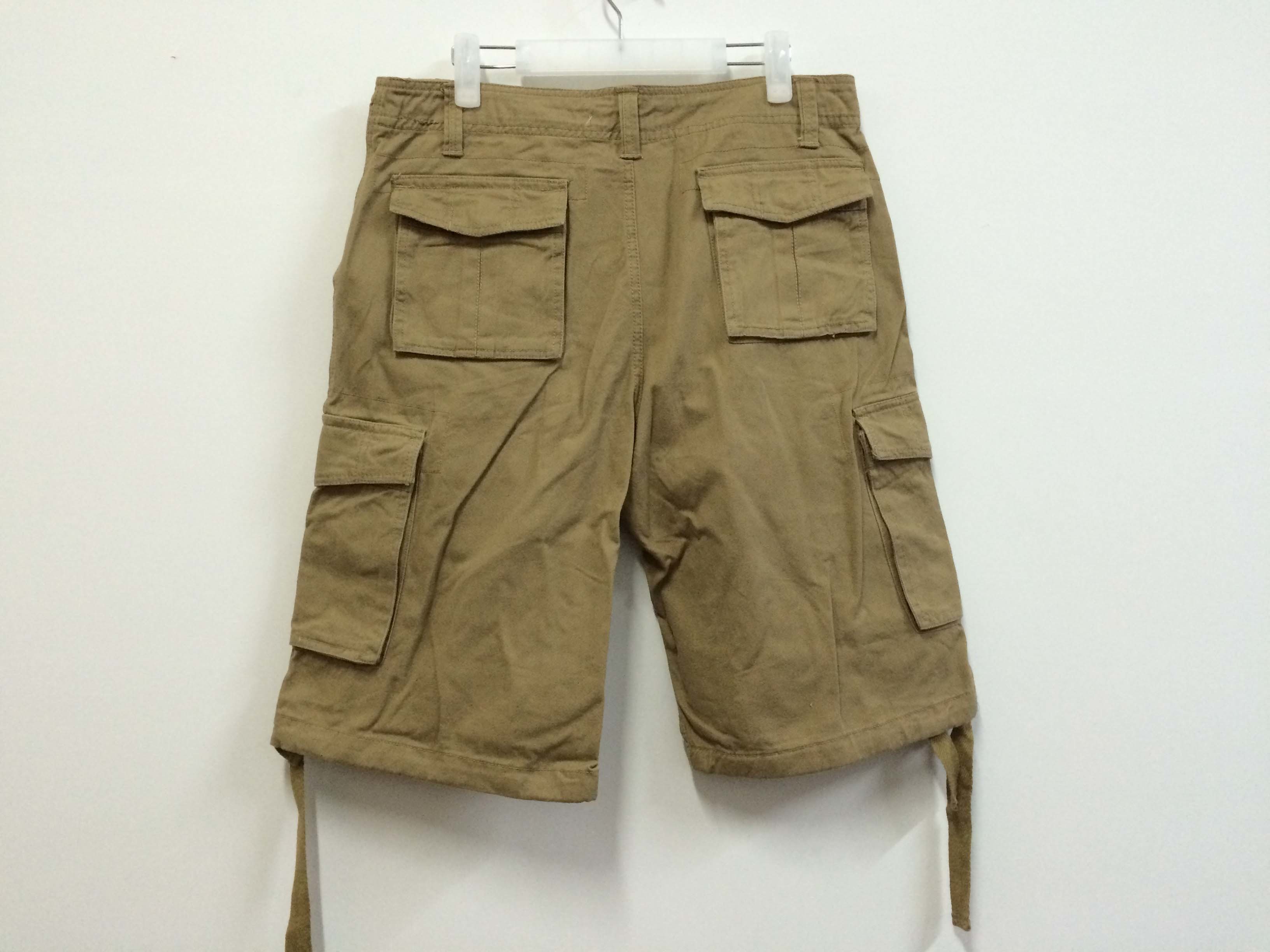 short, mens short in 100% cotton, fishing short, casual short, khaki color, S-3XL