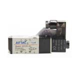 Airtac type 1/8" 5 port 2 pos solenoid valve Pneumatic 4v210-08 4V120-06 4V130