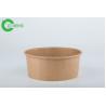 Buy cheap Biodegradable Kraft Paper Bowls 32oz Take Away Durable Food Container For Salad from wholesalers