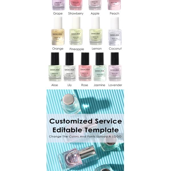 Manicure and Pedicure Nail Care Professional Moisturizing Oil Travel Size Roller Pen Cuticle Oil with Customs Label