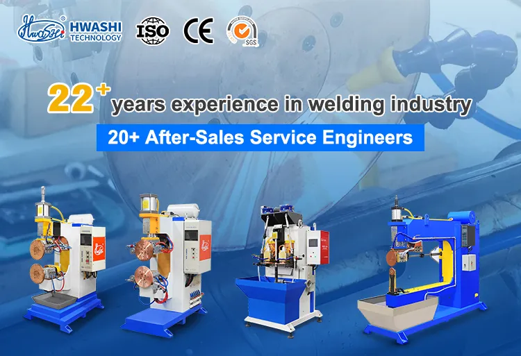 Hwashi Customized 38ov Double Station Fuel Tank Making Machine, Seam/Roll Weldingmachine for Tank