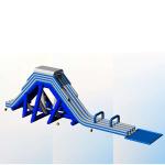 14.45mH Colorful Commercial Inflatable Water Slide With Pool