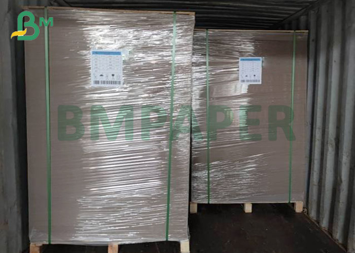 Recycled Pulp Strong 850gsm 1250gsm Straw Grey Paper Board Sheets For Sturdy Box