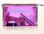 Makeup pvc Cosmetic Pen Pencil Case Coin Purse buttons, Zippered Makeup Bag