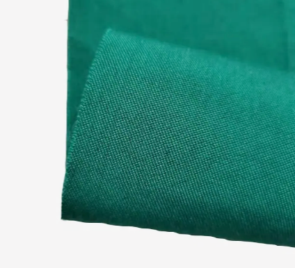 Green Blended Dupont Nomex Fabric 1000D Heat Insulation Cut Resistant Cloth
