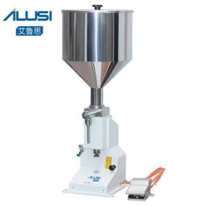 Wholesale 5~50ml Pneumatic Liquid Filling Machine Manual for Lip Gloss SS304 from china suppliers