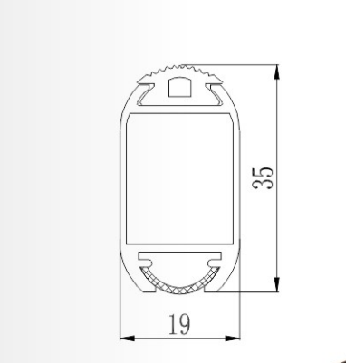 3000k/4000k/6000k Color Temperature Wardrobe Hanging Rail Light with PIR Sensor and PMMA
