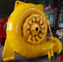 Stainless Steel 800kw+400kwFrancis Turbine Generator , Water Wheel Turbine For