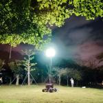 800W Stainless Steel Tripod Rental LED Portable Light Tower for Construction