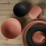 ODM Under Glazed Ceramic Plates Sets , European Style Matte Ceramic Dinnerware