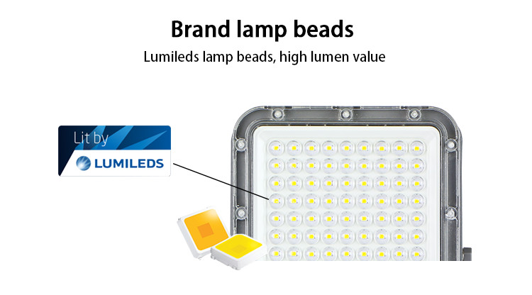 Garden Led Solar Powered Outdoor Flood Lights 100 Watt IP65 With Solar