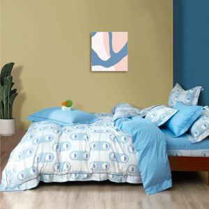 Buy cheap Light Green Comforter Fabric Multi Color Printing 100% Cotton 200TC from wholesalers