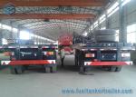 Carbon Steel Three Axle 50 Ton Flatbed Semi Trailer 13000*2500*1500mm