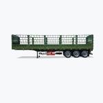 40FT Versatile and Reliable Drop Side Rail Wall Flatbed Semi-Trailer with 2