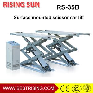 Wholesale 4 cylinder full rise scissor car lift piccolo di sollevamento idraulico from china suppliers