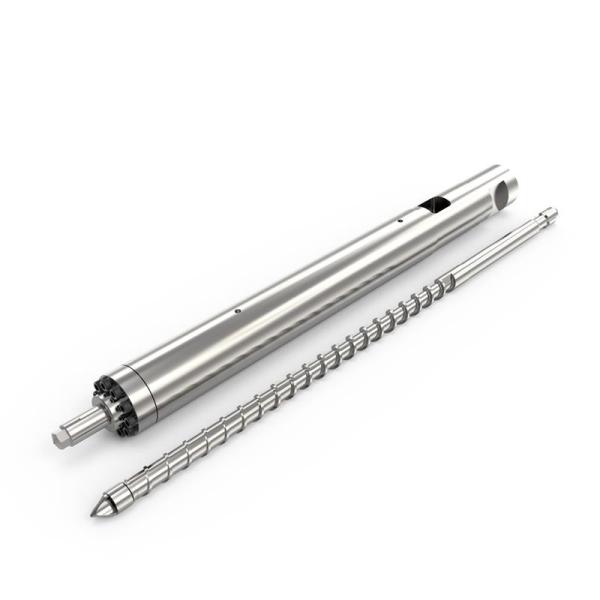 SACM645 Vented Screw Barrel SKD61 For Plastic Recycling Machine Pelletizing