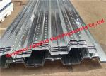 High Performance Unpropping Metal Floor Deck Galvanized Composite Concrete Slabs