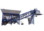 Mini Mobile Concrete Mixing Plant , Portable Cement Batching Plant Equipment