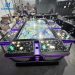Oem Video Fish Game Machine Table Cabinet For 6 / 8 / 10 Players