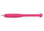 Pink Disposable Manual Tattoo Pen with Cap , 3D Embroidery Microblading Eyebrows