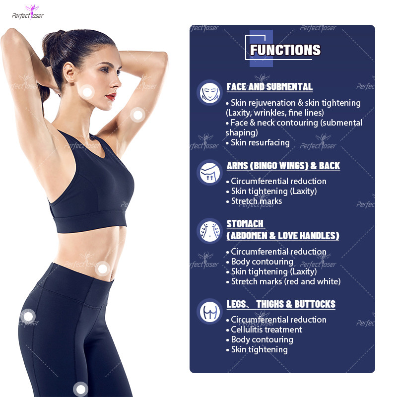 Vertical RF Slimming Machine Skin Lift Tighten Cellulite Reduction