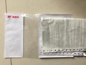 Wholesale Adhesive Packing Slip Pouch , Gravure Printing Clear Shipping Envelopes from china suppliers