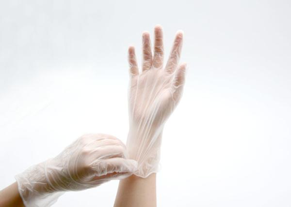 100% LATEX Disposable PVC Gloves Powder Free Safety Protective Excellent