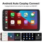 Universal 10.36' IPS Android Car Radio GPS Wifi 1 Din Touch Screen Carplay HD