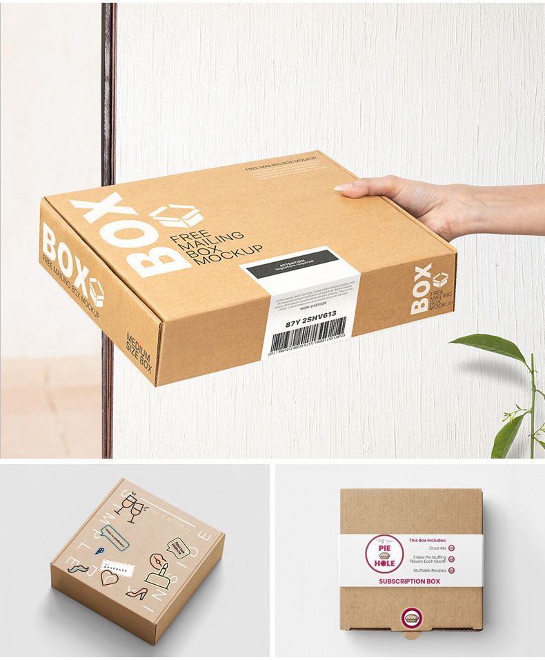 Retail Online Store Packing Rigid Cardboard Paper Corrugated Mailer Box Wholesale Retail Packaging Empty Mailing Folding Carton Boxes for Luxury Clothing Brand