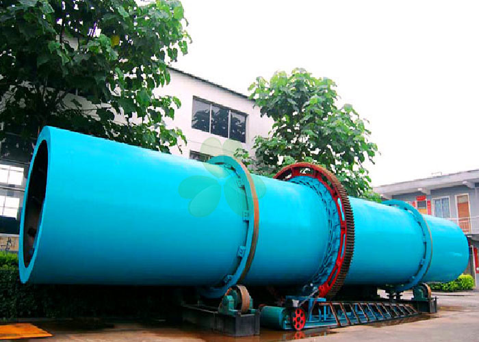 High Efficient Rotary Sand Drying Equipment / Silica Sand Dryer 37 KW Power