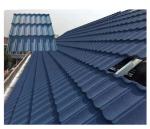 Shingle Roof Tiles 0.4mm AZ40 Tiger/Black/Black White Stone Coated Metal Tile 50