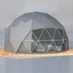 Steel Pipes Spherical Geodesic Dome Tent House Rainproof PVC Fabric