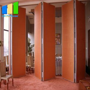 Wholesale Acoustic Room Dividers Restaurant Sliding Gate Folding Partition For Decoration from china suppliers