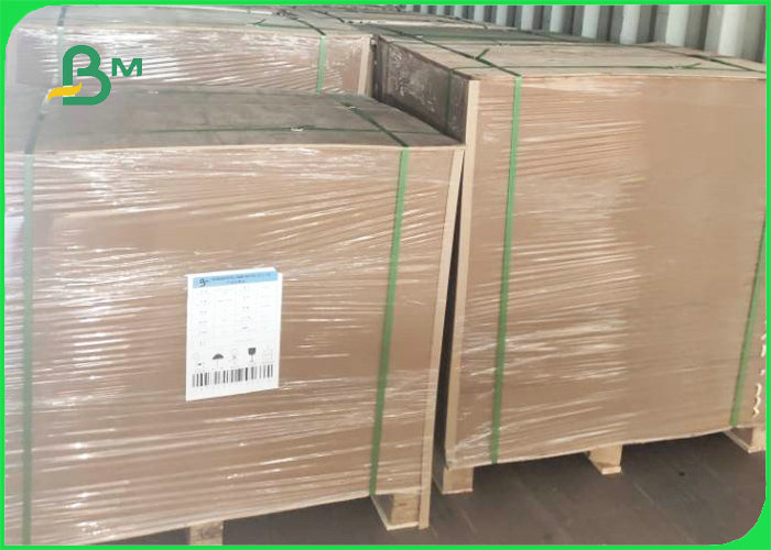 Food Grade 300gsm + 15g PE Brown Recyclable Paper For Snack Boxes Waterproof 