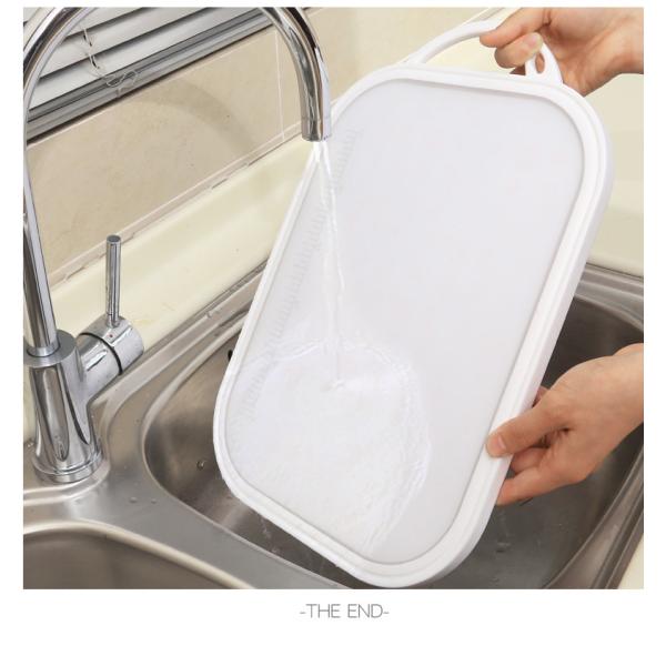 Fruit Non Slip Plastic Cutting Board With Handle Scale Grooves