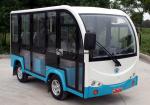 8 Seats Electric Sightseeing Car , Electric Tour Bus 30km / H Max Speed