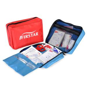 Wholesale Work Home Survival First Aid Kit Vehicle Emergency Medical Trauma Kit 20.5x14x5.5cm from china suppliers