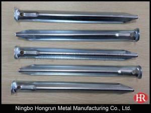 Wholesale 9 inch camping U shaped steel tent pegs from china suppliers